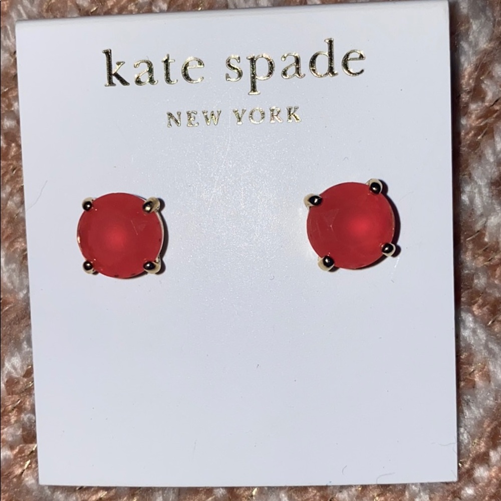 Never worn Pink Kate Spade studs